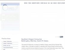 Tablet Screenshot of oakeslawoffice.com
